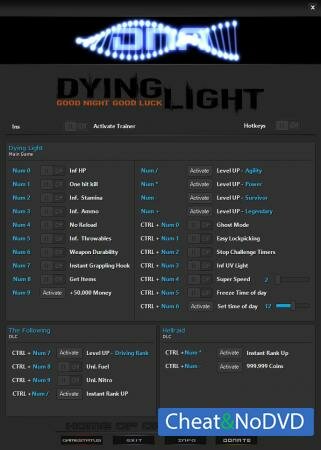 Dying Light: The Following трейнер Trainer +27 v1.48.0 {HoG}